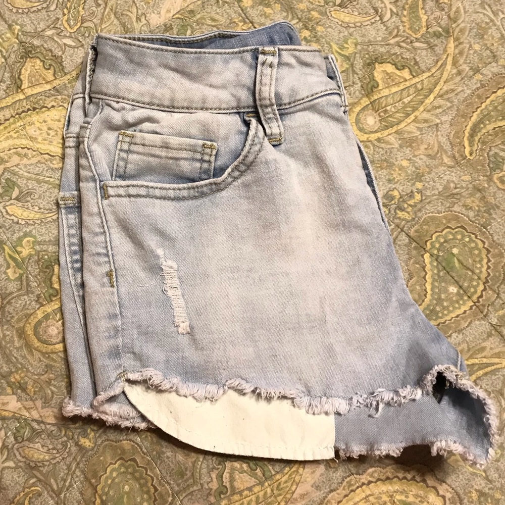 Denim shorts